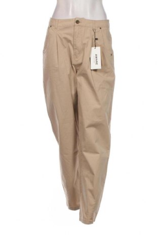 Дамски панталон Aware by Vero Moda, Размер S, Цвят Бежов, Цена 21,60 лв.