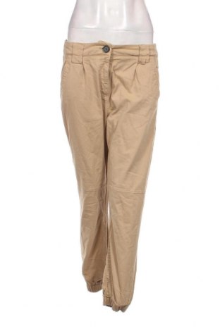 Дамски панталон Bershka, Размер S, Цвят Бежов, Цена 8,12 лв.