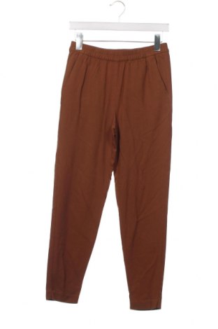 Дамски панталон H&M, Размер XS, Цвят Кафяв, Цена 6,38 лв.
