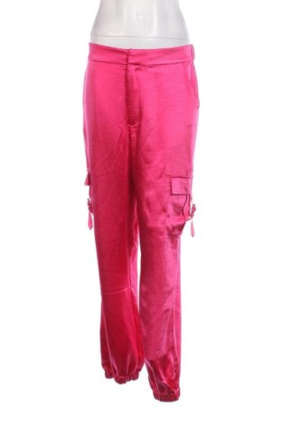 Pantaloni de femei Hoermanseder x About You, Mărime L, Culoare Roz, Preț 100,16 Lei