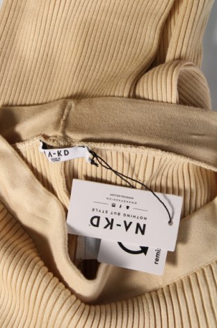 Γυναικείο παντελόνι NA-KD, Μέγεθος M, Χρώμα  Μπέζ, Τιμή 8,07 €