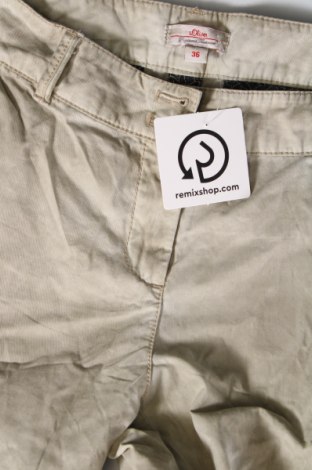 Дамски панталон S.Oliver, Размер S, Цвят Зелен, Цена 6,96 лв.