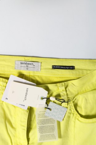 Γυναικείο παντελόνι Sandwich_, Μέγεθος L, Χρώμα Πράσινο, Τιμή 8,28 €