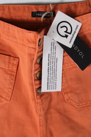 Дамски панталон Trendyol, Размер M, Цвят Оранжев, Цена 20,88 лв.