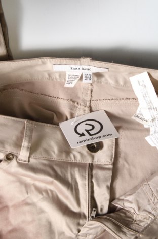 Дамски панталон Zara, Размер S, Цвят Бежов, Цена 10,00 лв.