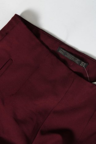 Dámské kalhoty  Zara Trafaluc, Velikost XS, Barva Červená, Cena  89,00 Kč