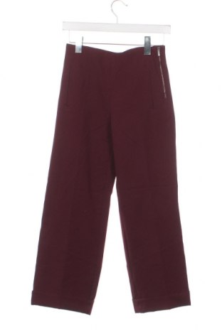 Дамски панталон Zara Trafaluc, Размер XS, Цвят Червен, Цена 6,60 лв.