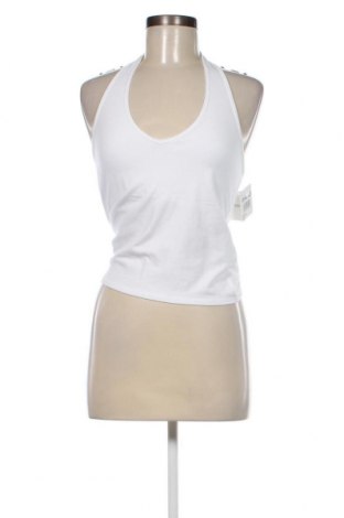 Γυναικείο αμάνικο μπλουζάκι Abercrombie & Fitch, Μέγεθος L, Χρώμα Λευκό, Τιμή 5,68 €