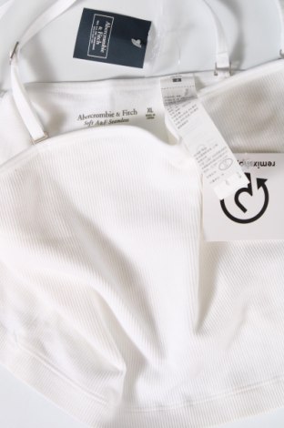 Damska koszulka na ramiączkach Abercrombie & Fitch, Rozmiar XL, Kolor Biały, Cena 41,74 zł