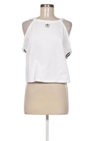 Γυναικείο αμάνικο μπλουζάκι Adidas Originals, Μέγεθος 3XL, Χρώμα Λευκό, Τιμή 19,95 €