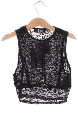 Γυναικείο αμάνικο μπλουζάκι Bershka, Μέγεθος XS, Χρώμα Μαύρο, Τιμή 4,87 €