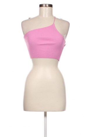 Γυναικείο αμάνικο μπλουζάκι Bershka, Μέγεθος S, Χρώμα Ρόζ , Τιμή 4,33 €
