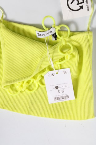Γυναικείο αμάνικο μπλουζάκι Bershka, Μέγεθος S, Χρώμα Πράσινο, Τιμή 10,82 €