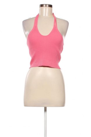 Γυναικείο αμάνικο μπλουζάκι Bershka, Μέγεθος L, Χρώμα Ρόζ , Τιμή 5,95 €