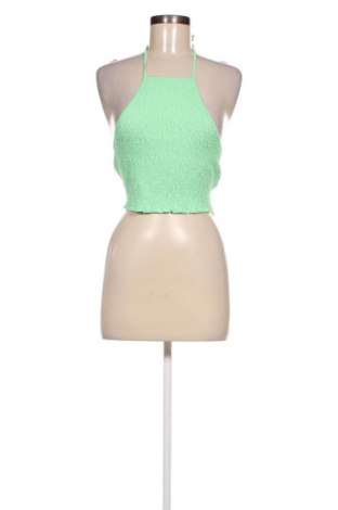 Γυναικείο αμάνικο μπλουζάκι Bershka, Μέγεθος L, Χρώμα Πράσινο, Τιμή 5,63 €