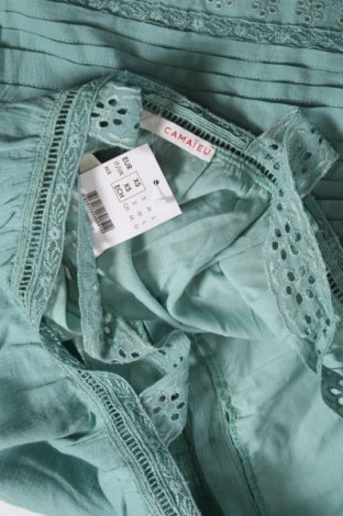 Γυναικείο αμάνικο μπλουζάκι Camaieu, Μέγεθος XS, Χρώμα Πράσινο, Τιμή 10,82 €