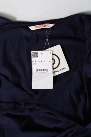 Γυναικείο αμάνικο μπλουζάκι Camaieu, Μέγεθος S, Χρώμα Μπλέ, Τιμή 5,52 €