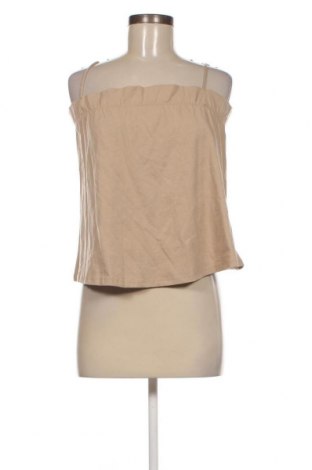 Γυναικείο αμάνικο μπλουζάκι Camaieu, Μέγεθος XS, Χρώμα  Μπέζ, Τιμή 4,65 €