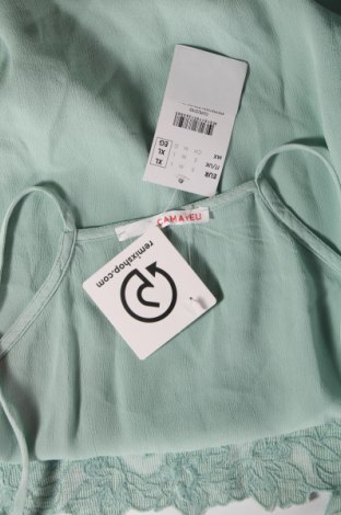 Tricou de damă Camaieu, Mărime XL, Culoare Verde, Preț 69,08 Lei