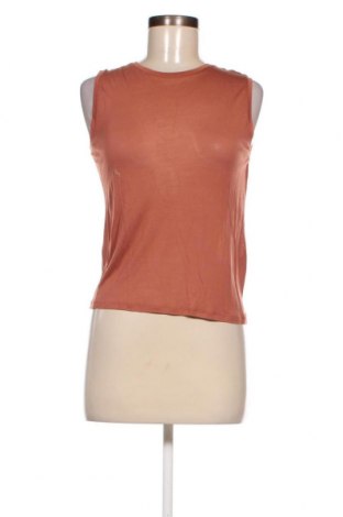 Γυναικείο αμάνικο μπλουζάκι Etam, Μέγεθος XS, Χρώμα Καφέ, Τιμή 5,83 €