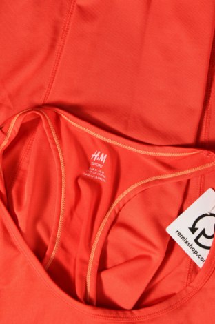 Γυναικείο αμάνικο μπλουζάκι H&M Sport, Μέγεθος M, Χρώμα Πορτοκαλί, Τιμή 8,70 €
