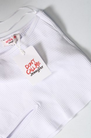 Γυναικείο αμάνικο μπλουζάκι Jennyfer, Μέγεθος M, Χρώμα Λευκό, Τιμή 6,49 €