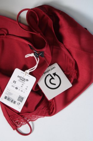 Γυναικείο αμάνικο μπλουζάκι Jennyfer, Μέγεθος XS, Χρώμα Κόκκινο, Τιμή 5,19 €