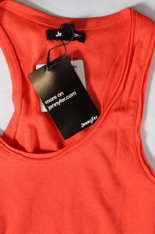Γυναικείο αμάνικο μπλουζάκι Jennyfer, Μέγεθος M, Χρώμα Πορτοκαλί, Τιμή 5,41 €