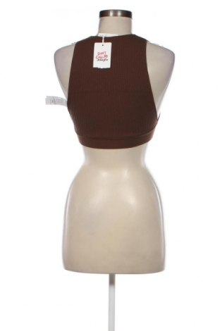 Γυναικείο αμάνικο μπλουζάκι Jennyfer, Μέγεθος XS, Χρώμα Καφέ, Τιμή 9,95 €