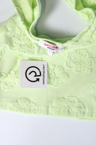 Damska koszulka na ramiączkach Jennyfer, Rozmiar L, Kolor Zielony, Cena 33,58 zł
