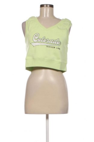 Γυναικείο αμάνικο μπλουζάκι Jennyfer, Μέγεθος M, Χρώμα Πράσινο, Τιμή 6,60 €