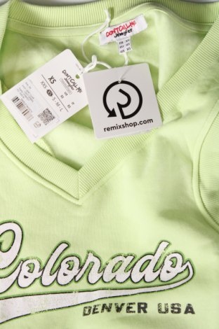 Γυναικείο αμάνικο μπλουζάκι Jennyfer, Μέγεθος XS, Χρώμα Πράσινο, Τιμή 6,71 €