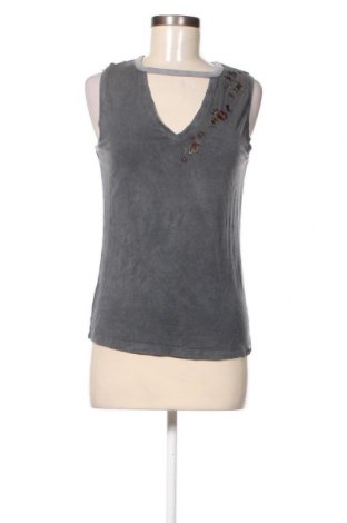 Γυναικείο αμάνικο μπλουζάκι Khujo, Μέγεθος S, Χρώμα Γκρί, Τιμή 8,97 €