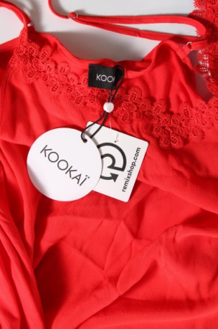 Γυναικείο αμάνικο μπλουζάκι Kookai, Μέγεθος M, Χρώμα Κόκκινο, Τιμή 11,96 €