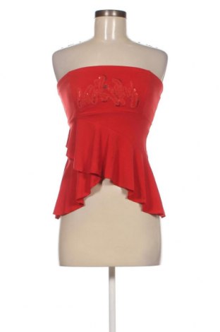 Γυναικείο αμάνικο μπλουζάκι La Mode Est A Vous, Μέγεθος XS, Χρώμα Κόκκινο, Τιμή 6,38 €