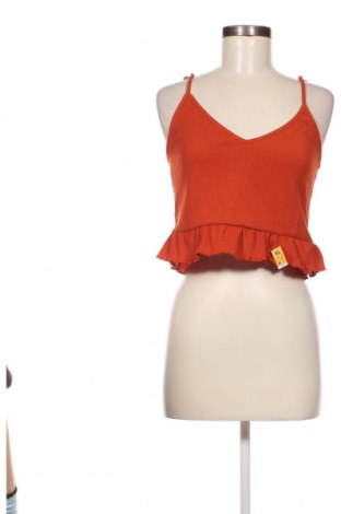 Γυναικείο αμάνικο μπλουζάκι Lefties, Μέγεθος XL, Χρώμα Πορτοκαλί, Τιμή 10,82 €