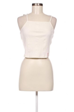 Γυναικείο αμάνικο μπλουζάκι Lefties, Μέγεθος L, Χρώμα Λευκό, Τιμή 5,73 €