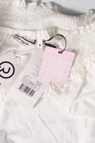 Γυναικείο αμάνικο μπλουζάκι Naf Naf, Μέγεθος M, Χρώμα Λευκό, Τιμή 5,53 €