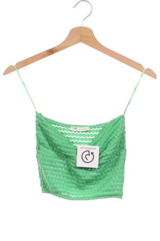 Γυναικείο αμάνικο μπλουζάκι Pull&Bear, Μέγεθος XS, Χρώμα Πράσινο, Τιμή 5,63 €