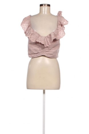 Γυναικείο αμάνικο μπλουζάκι Pull&Bear, Μέγεθος L, Χρώμα Ρόζ , Τιμή 5,73 €