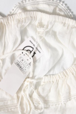 Γυναικείο αμάνικο μπλουζάκι Springfield, Μέγεθος XS, Χρώμα Λευκό, Τιμή 13,92 €
