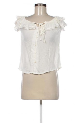 Γυναικείο αμάνικο μπλουζάκι Springfield, Μέγεθος XS, Χρώμα Λευκό, Τιμή 5,29 €