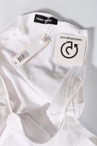 Γυναικείο αμάνικο μπλουζάκι Tally Weijl, Μέγεθος M, Χρώμα Λευκό, Τιμή 5,19 €