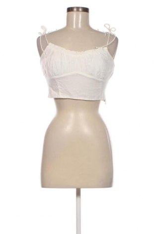 Γυναικείο αμάνικο μπλουζάκι Tally Weijl, Μέγεθος S, Χρώμα Λευκό, Τιμή 5,52 €