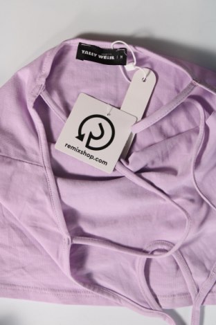 Γυναικείο αμάνικο μπλουζάκι Tally Weijl, Μέγεθος M, Χρώμα Βιολετί, Τιμή 4,98 €
