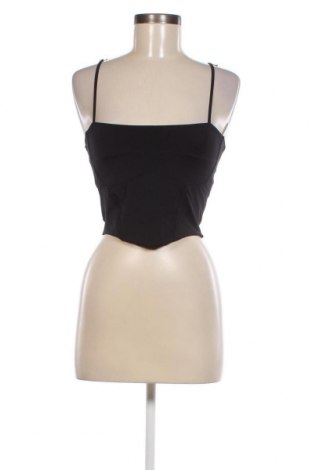 Γυναικείο αμάνικο μπλουζάκι Tally Weijl, Μέγεθος M, Χρώμα Μαύρο, Τιμή 5,52 €