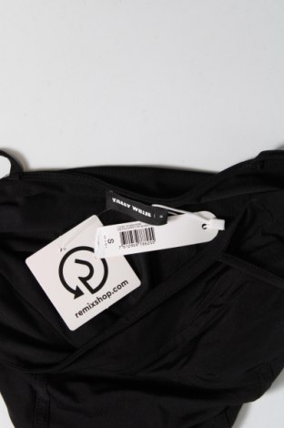 Γυναικείο αμάνικο μπλουζάκι Tally Weijl, Μέγεθος S, Χρώμα Μαύρο, Τιμή 10,82 €