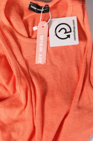 Γυναικείο αμάνικο μπλουζάκι Tally Weijl, Μέγεθος L, Χρώμα Πορτοκαλί, Τιμή 6,71 €