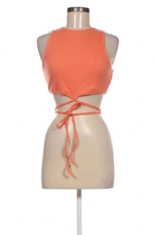 Γυναικείο αμάνικο μπλουζάκι Tally Weijl, Μέγεθος L, Χρώμα Πορτοκαλί, Τιμή 6,71 €