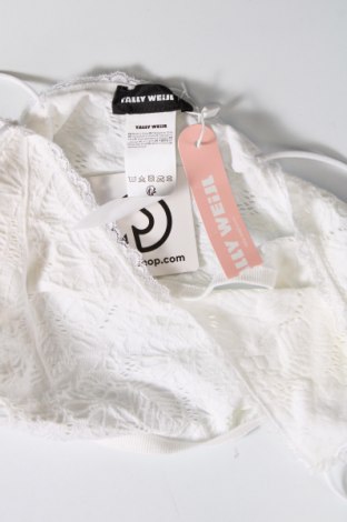 Γυναικείο αμάνικο μπλουζάκι Tally Weijl, Μέγεθος M, Χρώμα Λευκό, Τιμή 6,38 €